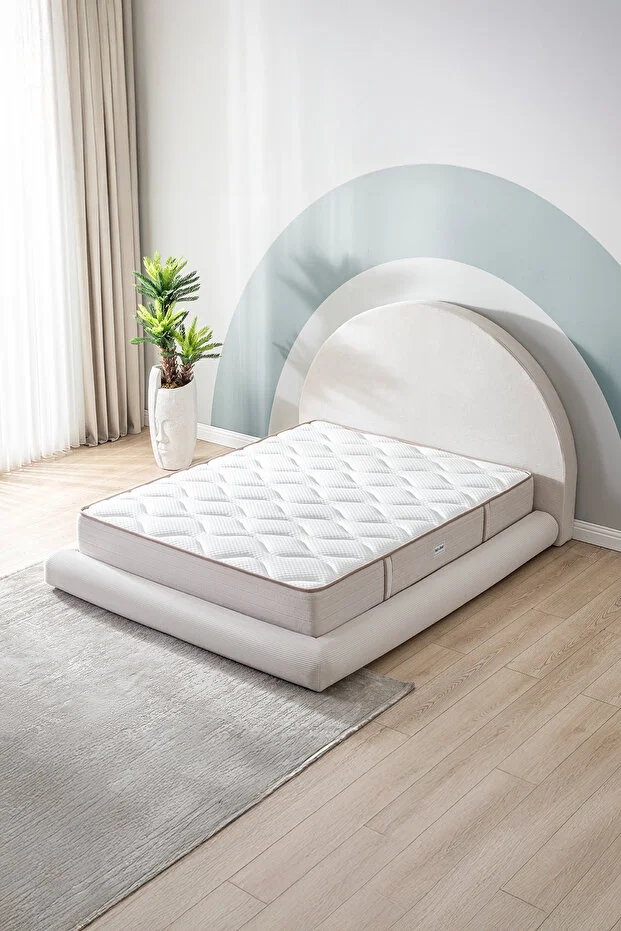 3 LEGOM YATAK BAZA BAŞLIK SET YIKANABİLİR ORTOPEDİK TORBA YAYLI 10 YIL GARANTİLİ 120x200